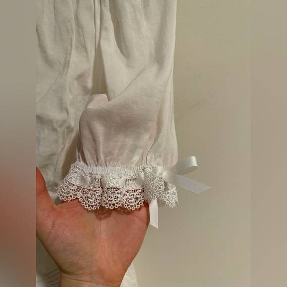 Reformation White Cotton Blend Ketra Dress, NWT - Picture 8 of 9